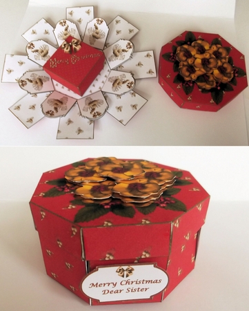 Christmas Wild Golden  Roses by Shirley Thompson