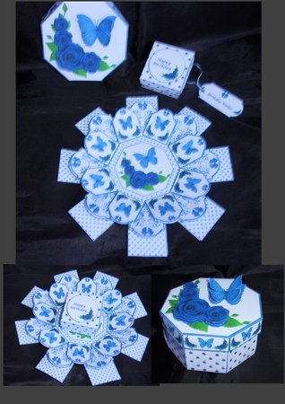 Rose Corners with Decopage by Shirley Thompson