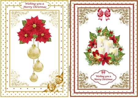 Merry & Bright W Bows  by Shirley Thompson