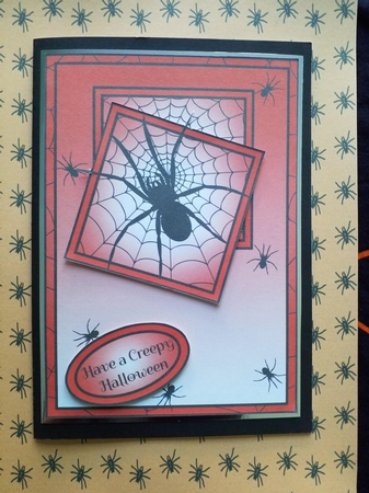 A Creepy Halloween Orange by Susan Daywan