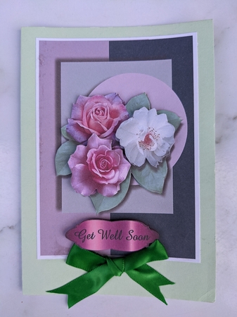beautiful rose greetings by Susan Doyle