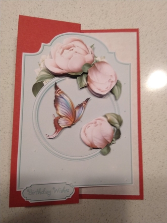 Perfect Peonies - Shaped Card Front with Step-by-Step by Susan Doyle