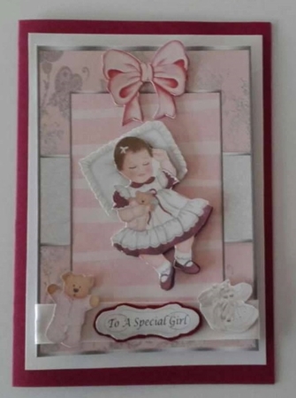 Baby Girl 1st Birthday by Susan Doyle