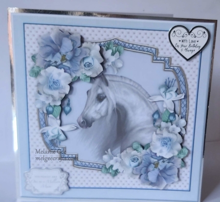 Beautiful Horse & Dream Roses Mini Kit by Melanie Gee