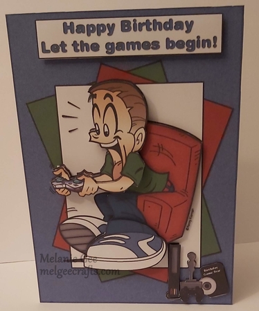 Birthday Boy Gamer by Melanie Gee