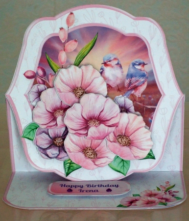 Summer Sunrise - Shaped Easel Card Mini Kit by Amanda Cousins