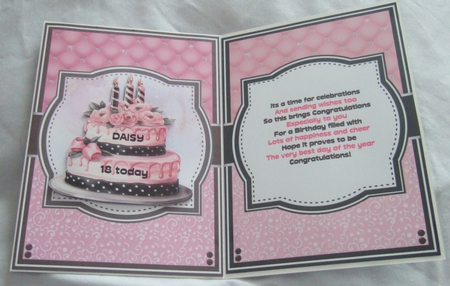 PINK & PRETTY BIRTHDAY bumper kit with decoupage by Amanda Cousins
