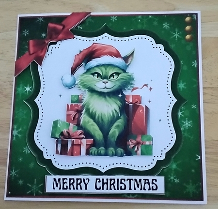 Grinch Cat Christmas Mini Kit by Amanda Cousins