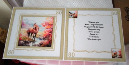8x8 Mini Kit, Horse at The Riverbank by Amanda Cousins