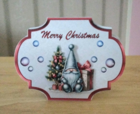 Gnome for Christmas - 2 Page Shaped card mini kit. by Amanda Cousins