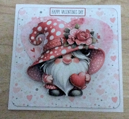 Valentine Gnome Square Card Kit by Amanda Cousins