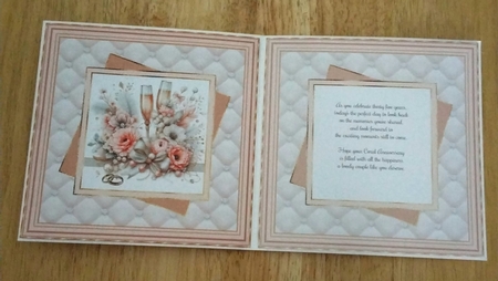Coral Anniversary Card Inserts Mini Kit by Amanda Cousins