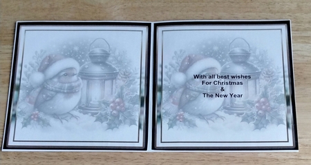 CHRISTMAS ROBIN INSERT by Amanda Cousins