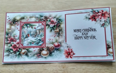 Christmas Garden Robin - 6x6 Insert by Amanda Cousins