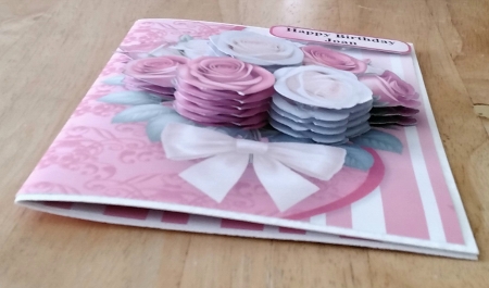 Bunch of Roses - 5 x 7 Decoupage Card Mini Kit by Amanda Cousins