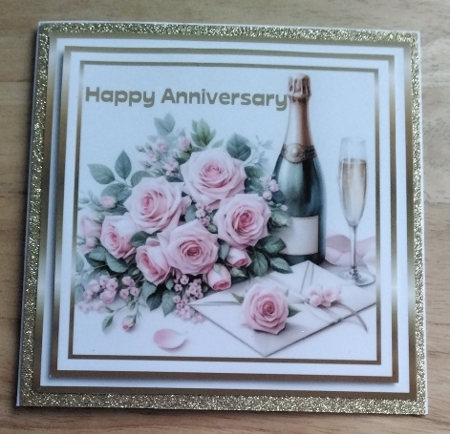 pink roses and  champagne by Amanda Cousins
