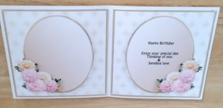 Colourful Chrysanthemums - Decoupage Card Mini Kit by Amanda Cousins