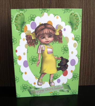 Green Kiki Girl by George Thomas