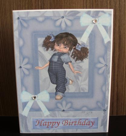 Blue Kiki Girl by George Thomas