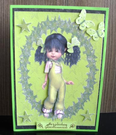 Green Little Girl by George Thomas