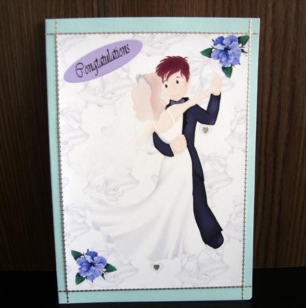 A4 Blue Bride & Groom by George Thomas