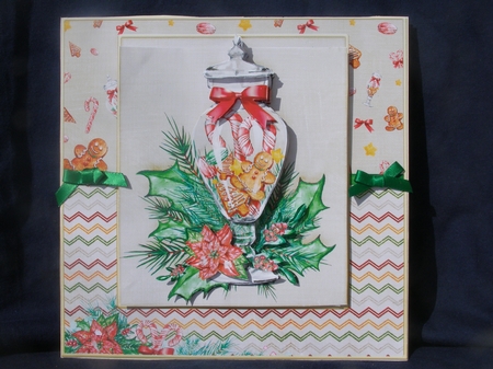 Cute Christmas Cardtopper It smells like christmas 999 by Margaret Nichol