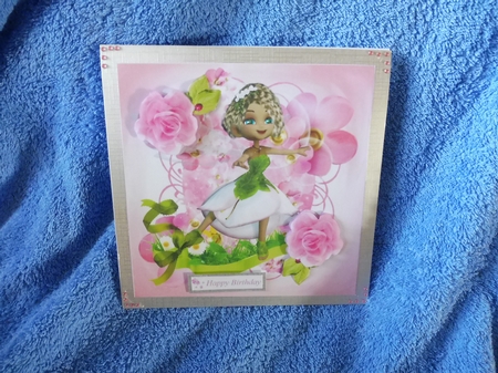 Rose Flower Fairy Topper with Decoupage by Margaret Nichol