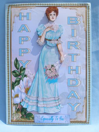 Lady in Green Decoupage Topper by Margaret Nichol