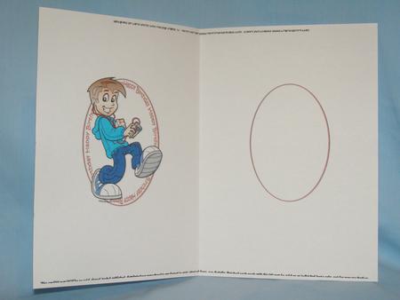 Teen Boy and His Phone Insert by Margaret Nichol