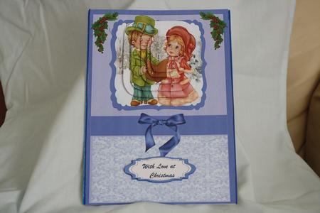 Beautiful Carol Singers in the Snow by Margaret Nichol