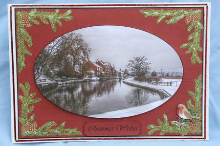Snowy Lake by Margaret Nichol