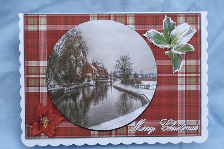 Wintry Canal Scene by Margaret Nichol