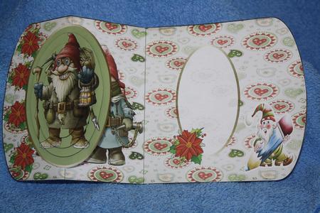 No Hole Foldback Gnome Card by Margaret Nichol