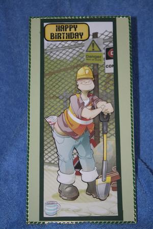 Builder Dude Large Dl by Margaret Nichol