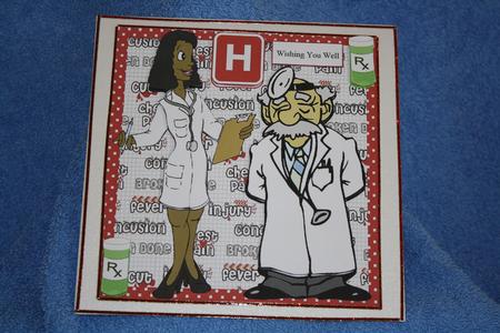 Getting Old is Not an Emergency Topper & Decoupage by Margaret Nichol