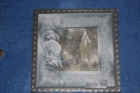 A Country Lane Framed Art Mini Kit by Margaret Nichol