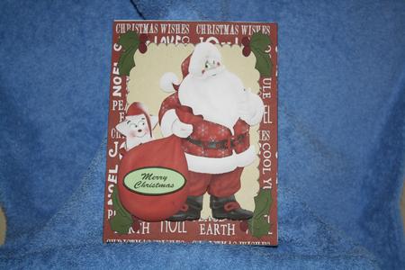 Lovely Big Santa, with Cheeky Star by Margaret Nichol