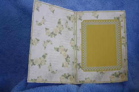 Yellow Rose Insert by Margaret Nichol