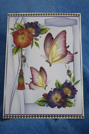 Beautiful Fleur De Boudoir and Butterflys by Margaret Nichol