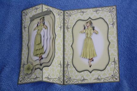 Vintage Fashion Beauty Fold Back Mini Kit by Margaret Nichol