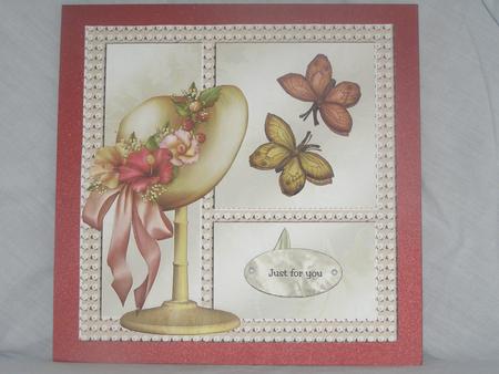Beautiful Hat & Butterflies by Margaret Nichol