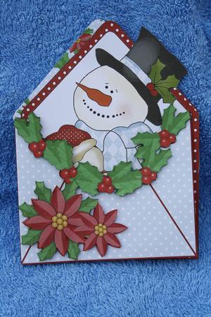 Envelope Card Kit - Frosty Fred and Friend by Margaret Nichol