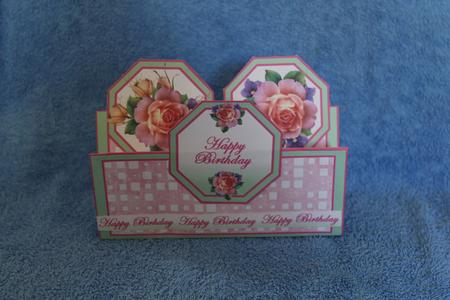 Double Tent Cards- Spring Roses by Margaret Nichol