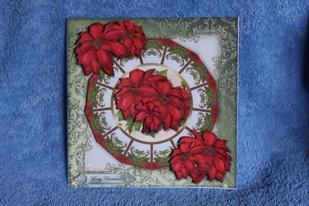 Vintage Poinsettias Mini Kit by Margaret Nichol