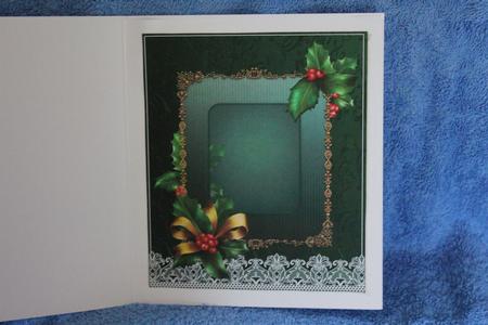 Matching Insert to Christmas Candle Santa by Margaret Nichol