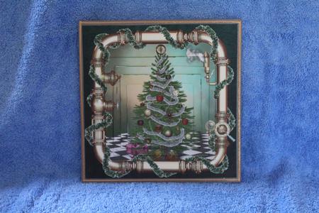 Yule Tide Magic - the Steam Room at Christmas + Insert & Tag by Margaret Nichol