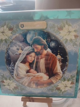 3 Christmas nativity card fronts/toppers 1 by Laura Jones