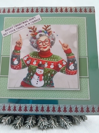 Tinsel in a tangle  by Laura Jones