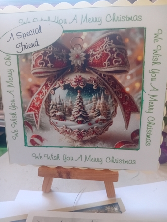 Christmas  Bauble by Laura Jones