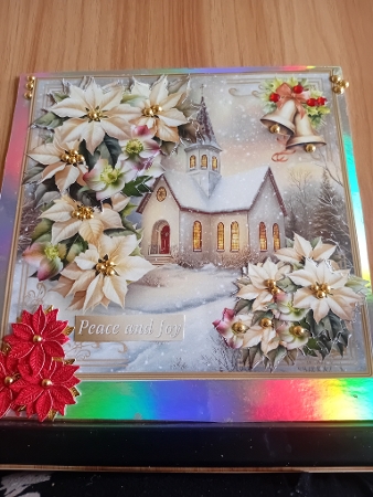 Winter Church - Decoupage Card Mini Kit by Laura Jones